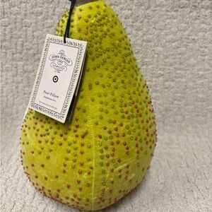 John Derian target Pear Pillow - Green and Red